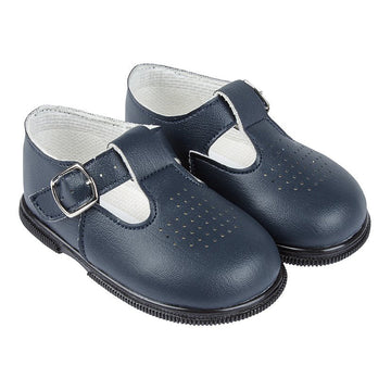 River Hard Sole Shoes- Navy