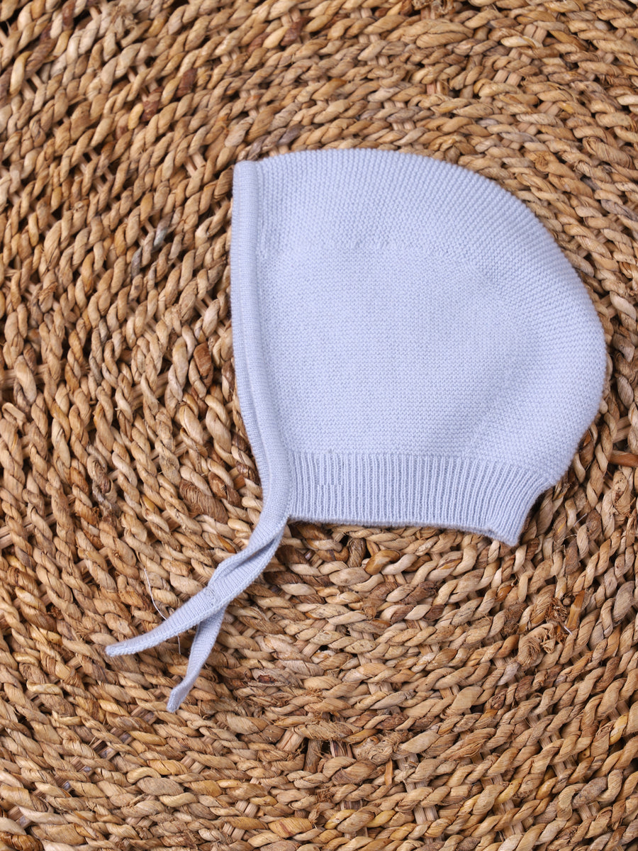 Avery Merino Wool & Cashmere Bonnet- Pearl