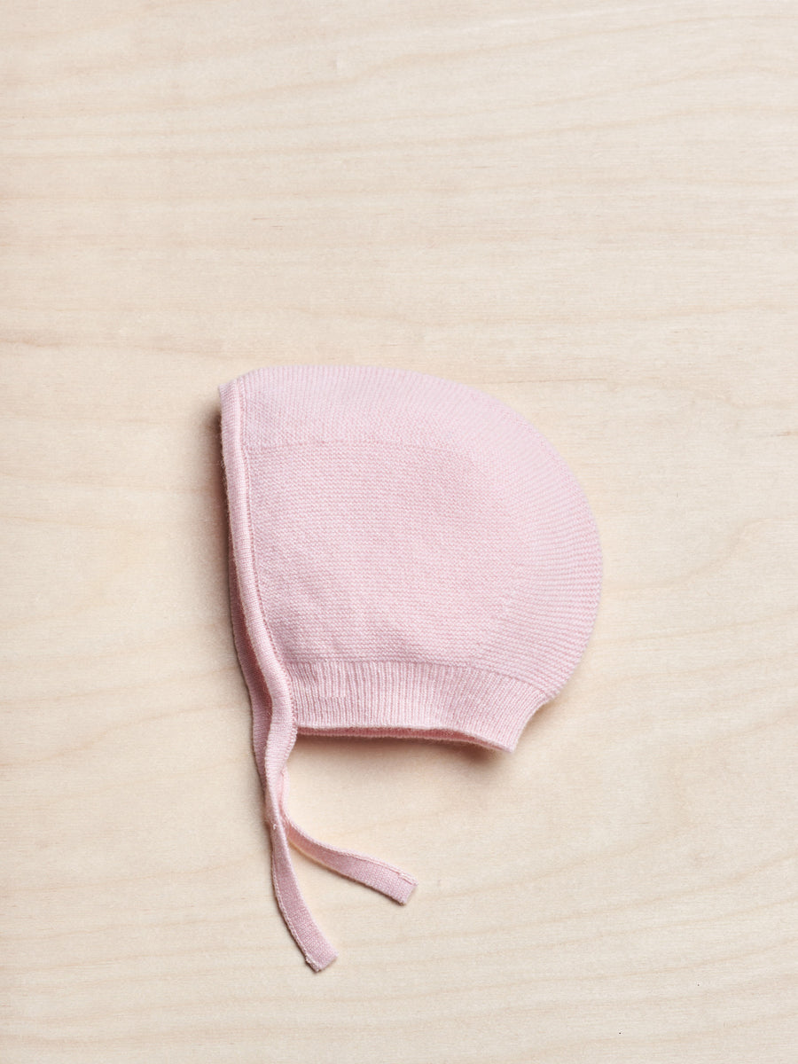 Avery Merino Wool & Cashmere Bonnet- Rose