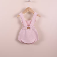 Campbell Knit Shoulder Strap Shortie- Ballet Pink