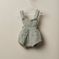 Campbell Knit Shoulder Strap Shortie- Moss