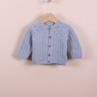 Billie Knit Cardigan- French Blue