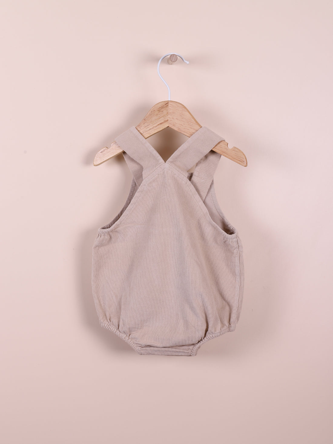 Lenny Oatmeal Corduroy Romper