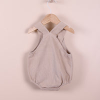 Lenny Oatmeal Corduroy Romper