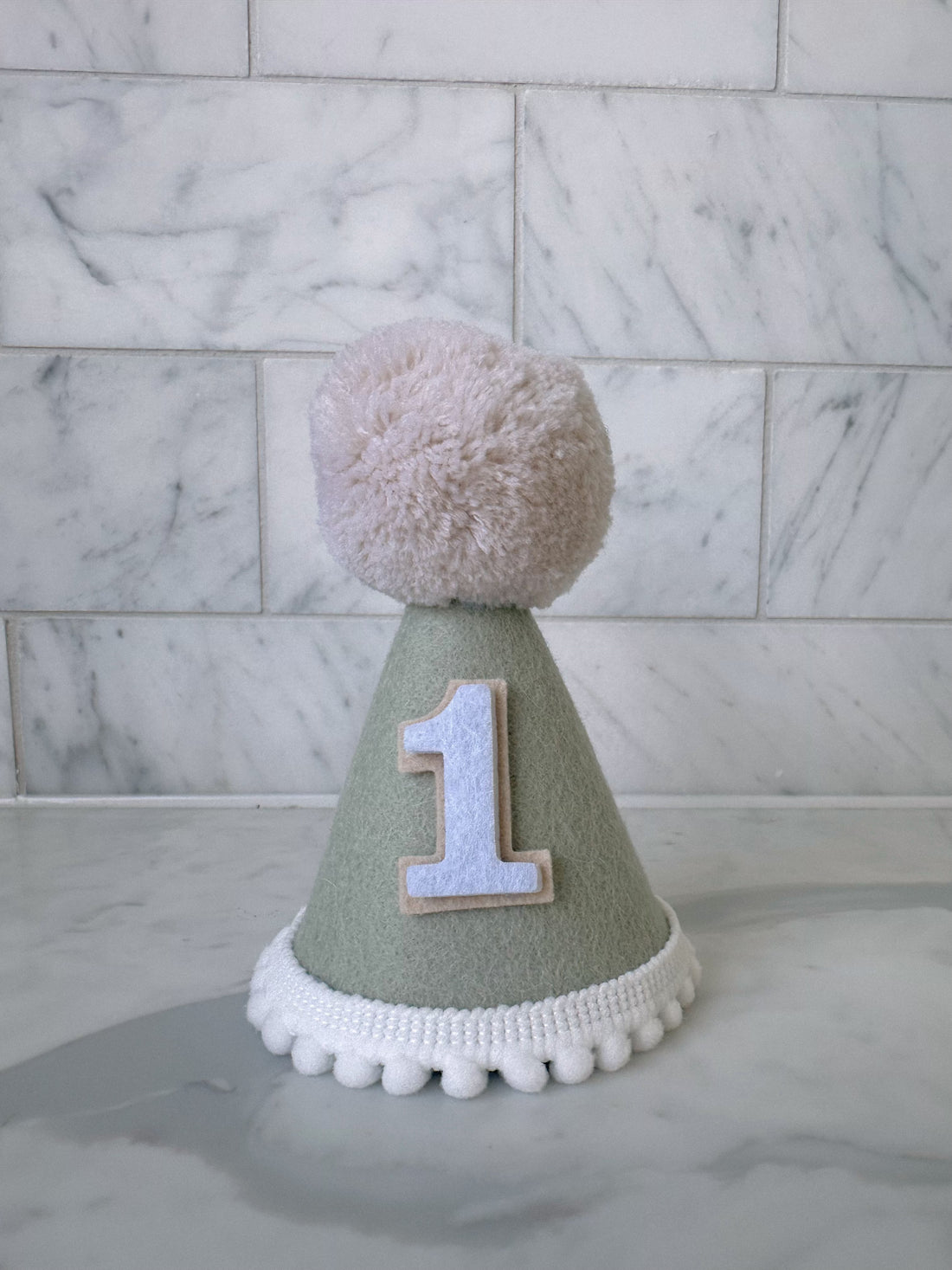 Khaki Birthday Party Hat