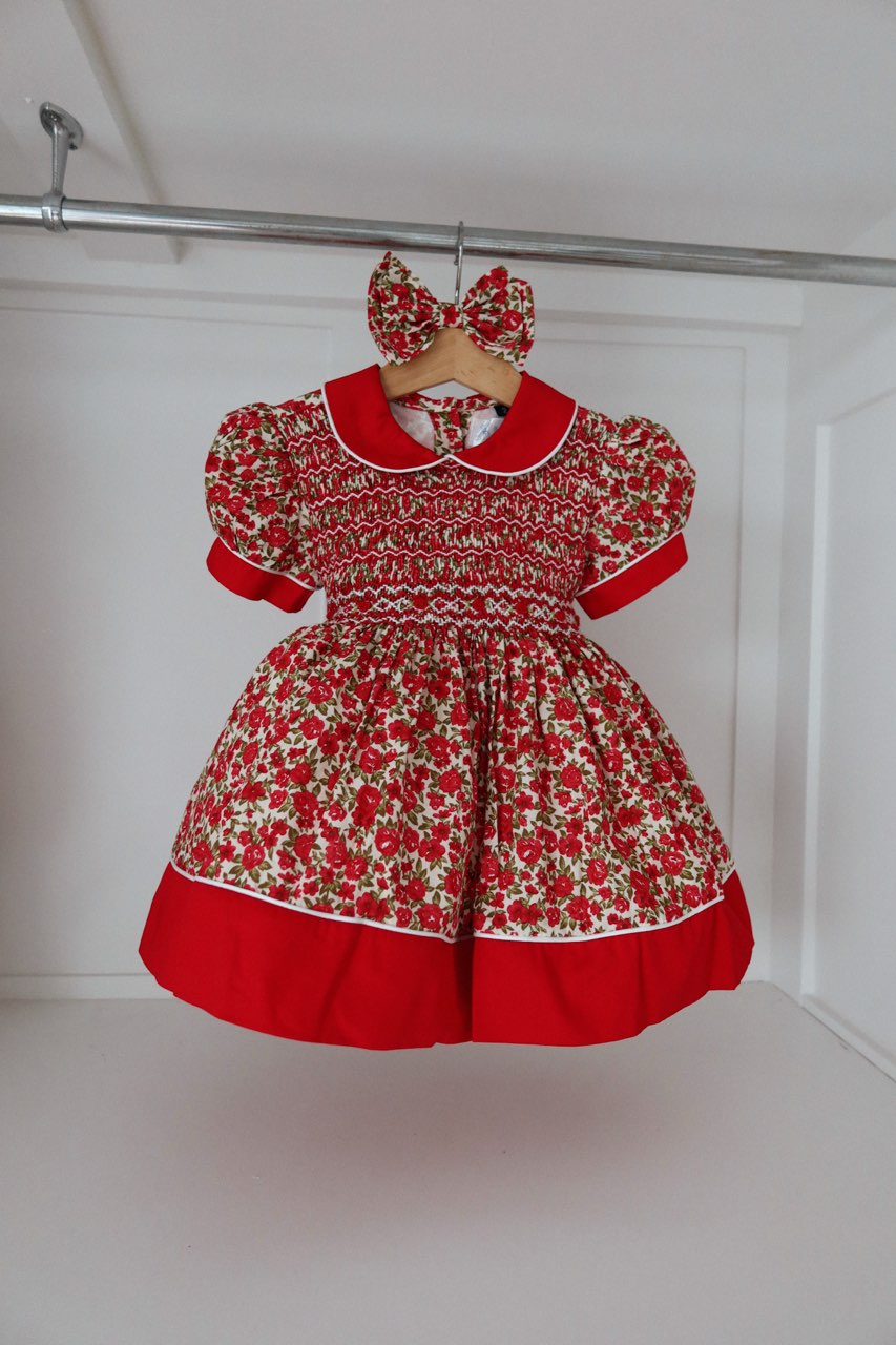 Rose Garden Handsmocked Dress