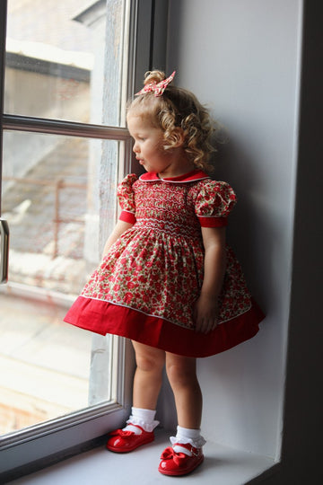 Rose Garden Handsmocked Dress