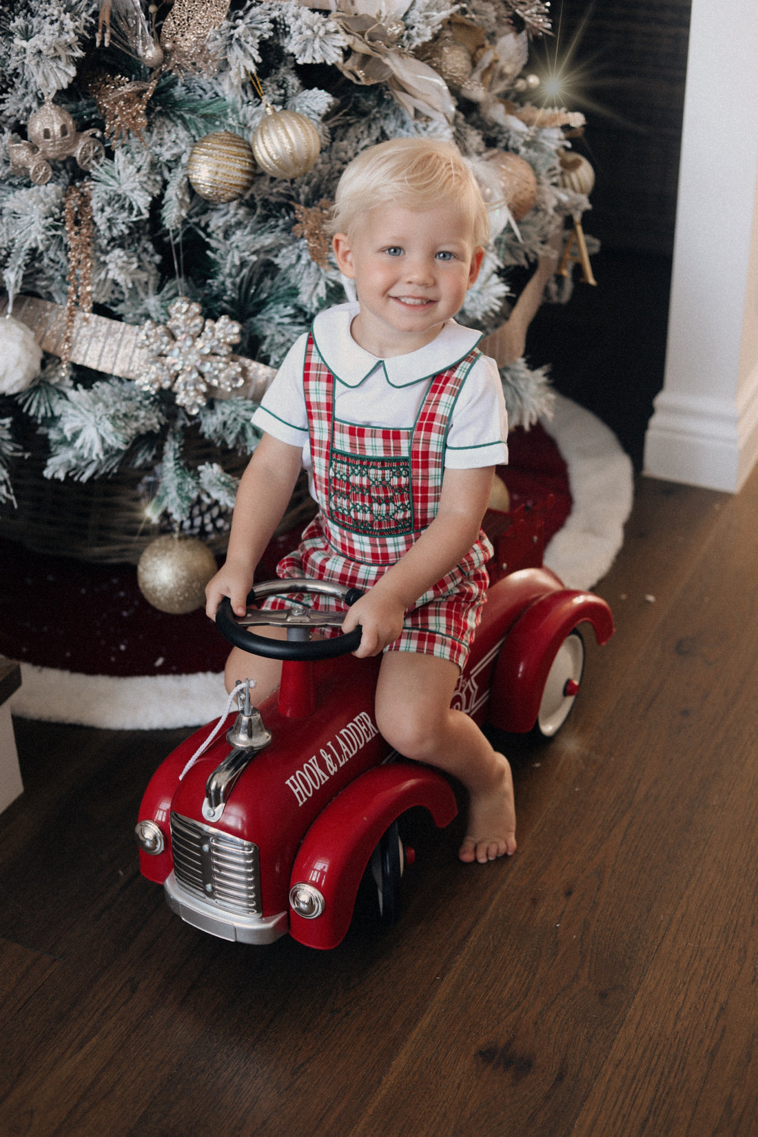 Sebastian Smocked Shortall Set