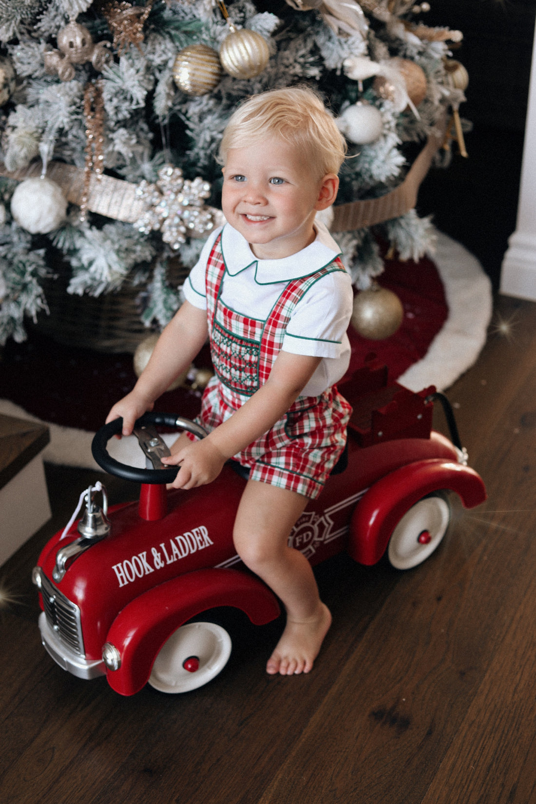 Sebastian Smocked Shortall Set