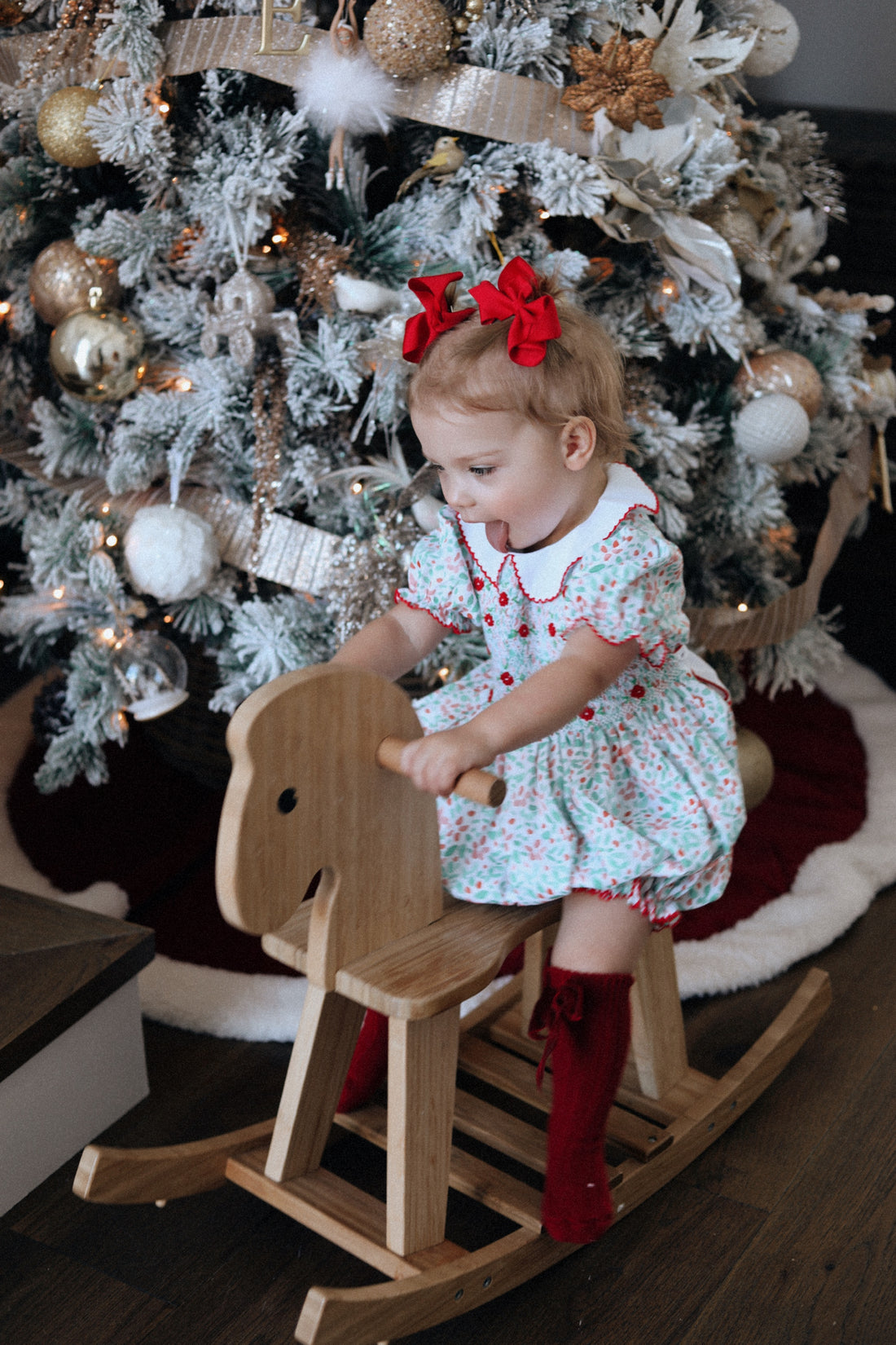 Angelica Festive Floral Romper