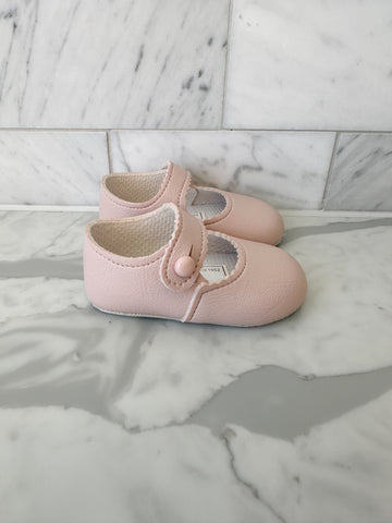 Madison Pram Shoes- Dusty Pink
