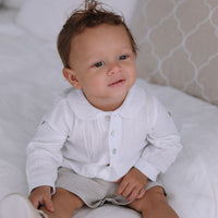 Beckham 3-Piece Oatmeal Suit