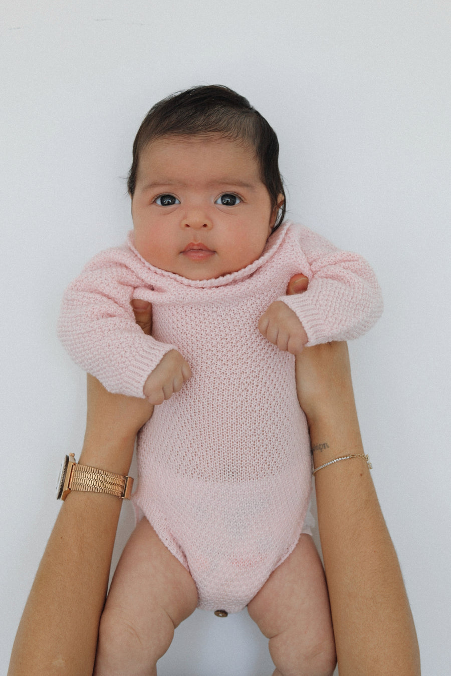 Aubrey Merino Wool Romper- Ballet Pink