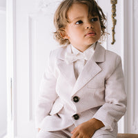 Oaklen Biscuit Linen Suit- 2 Piece