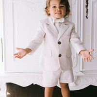 Oaklen Biscuit Linen Suit- 2 Piece