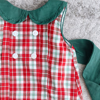 Pippa Plaid Bloomer Set