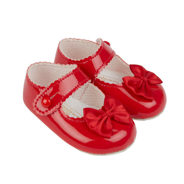 Minnie Pram Shoes- Red Patent