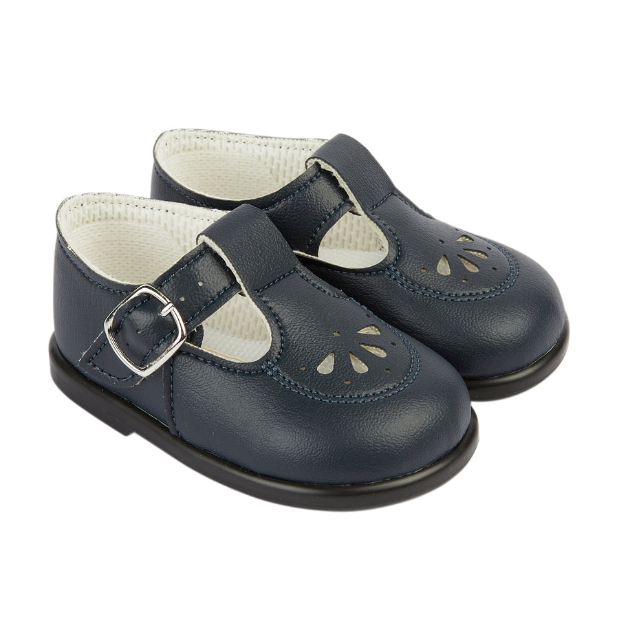 Addison Hard Sole Shoes- Navy