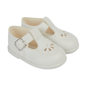 Addison Hard Sole Shoes- White