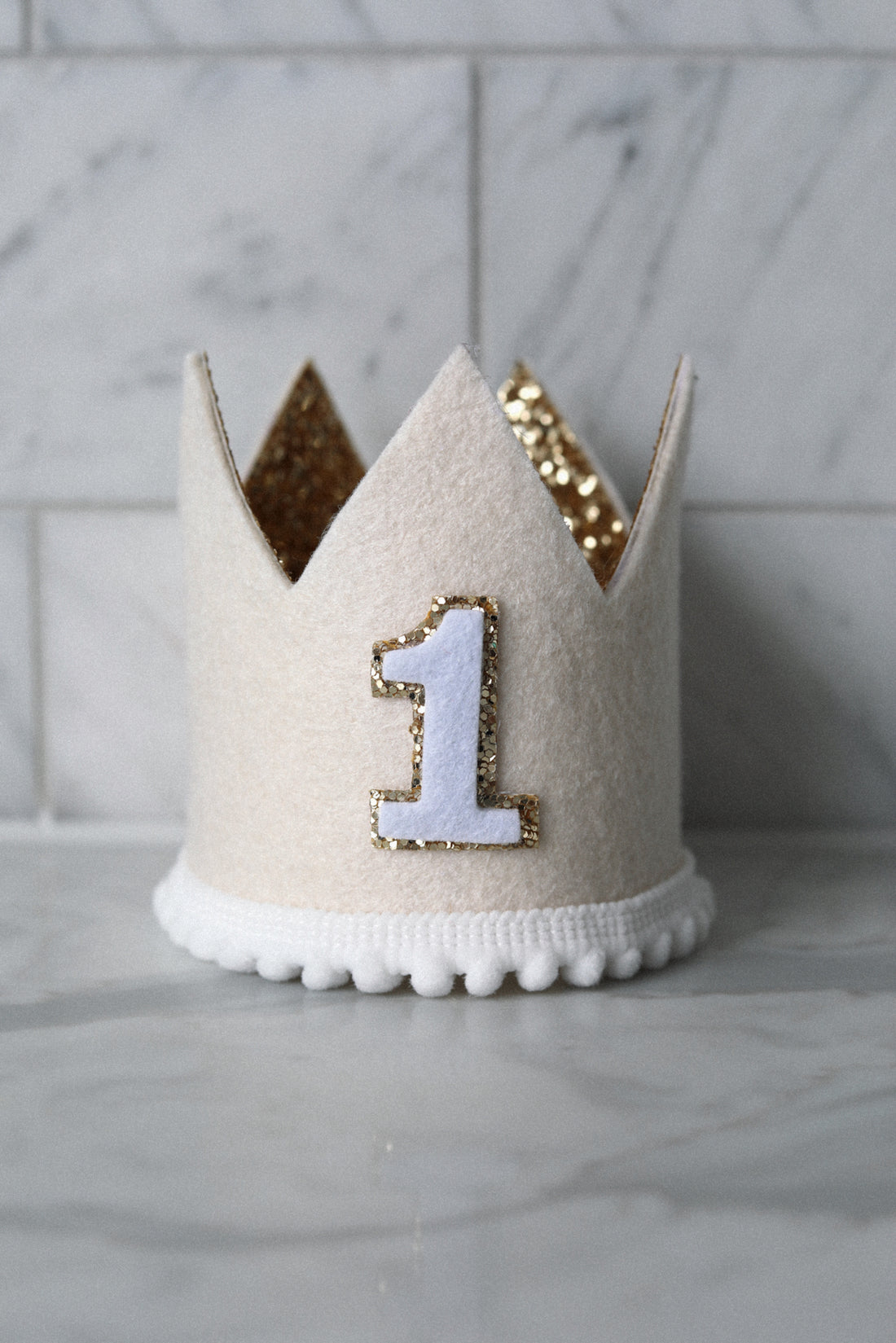 Linen Birthday Party Crown