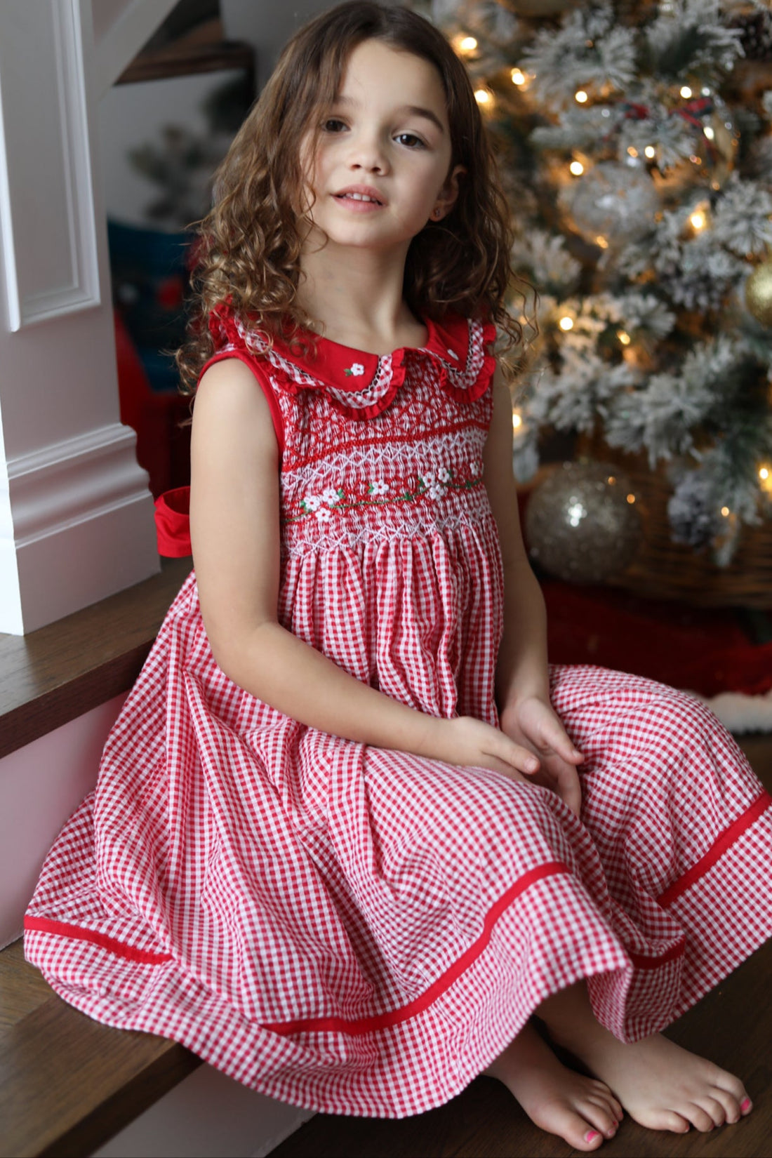 Holly Jolly Gingham Dress * Pre-Order October