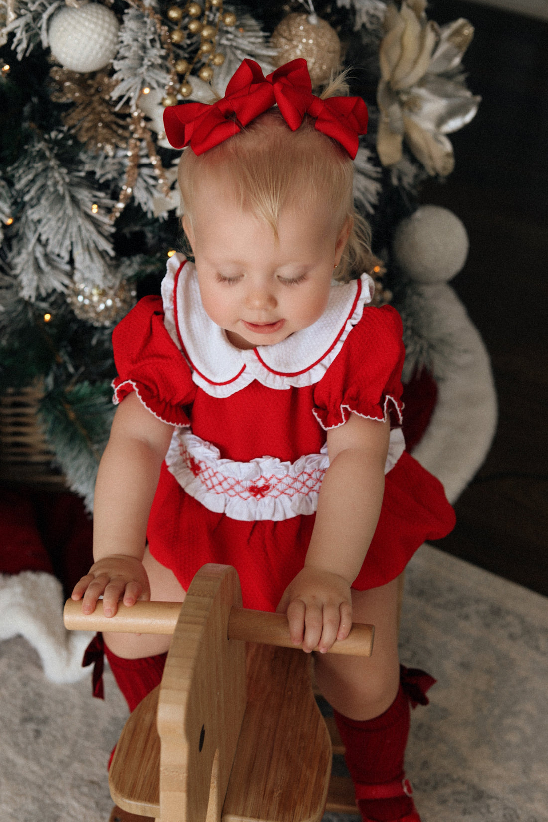 Ruby Ruffle Romper