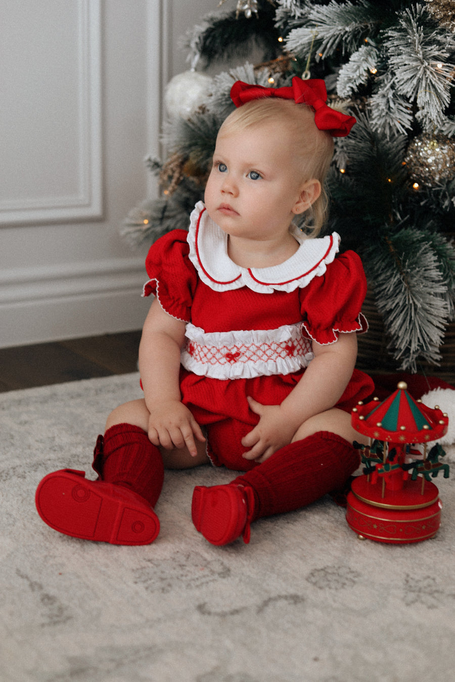 Ruby Ruffle Romper