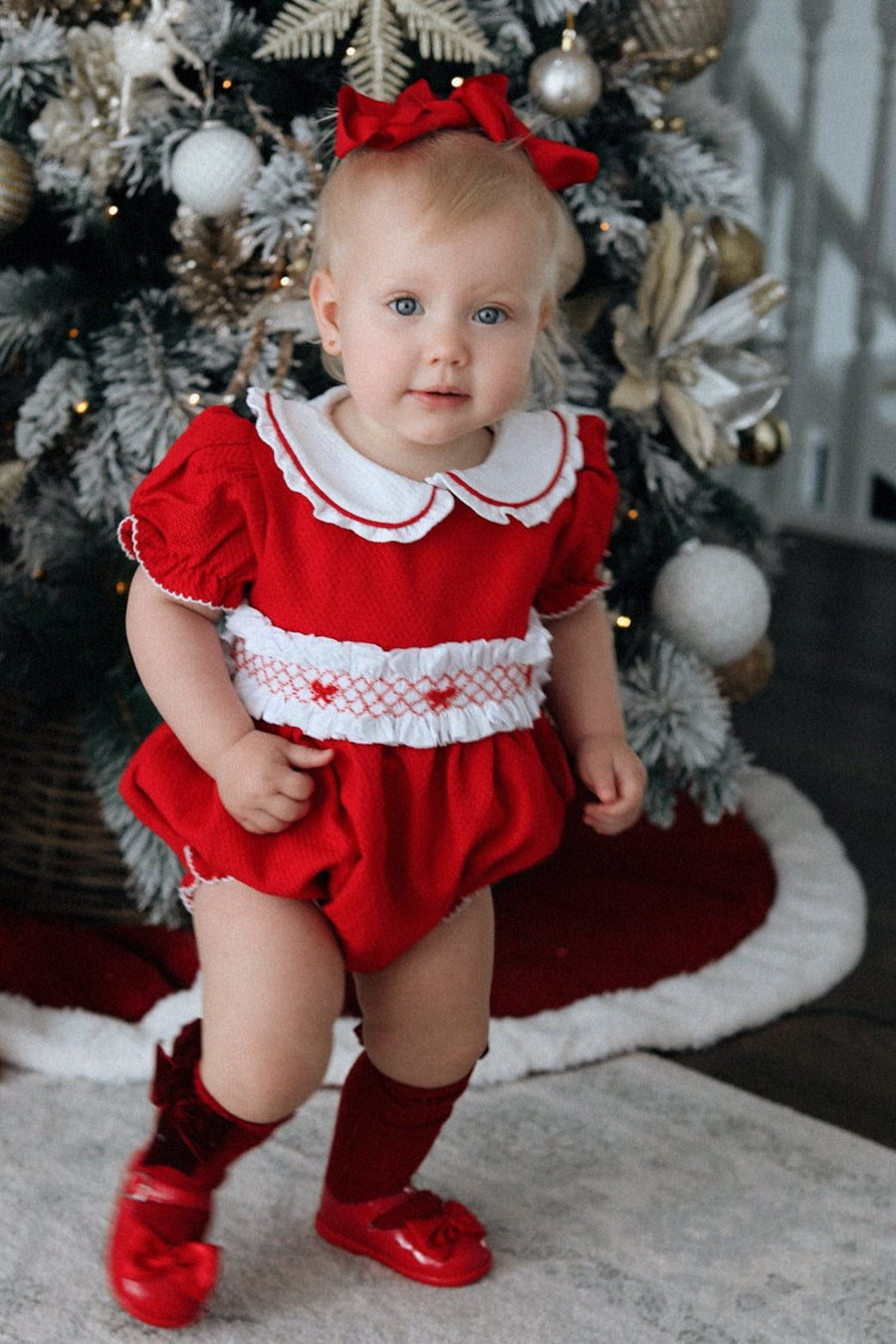 Ruby Ruffle Romper