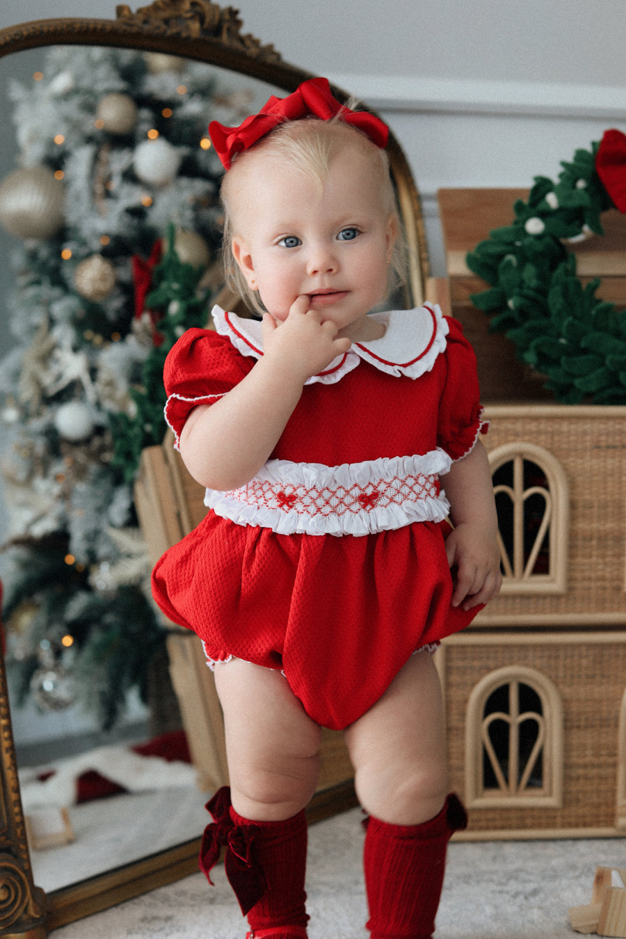 Ruby Ruffle Romper