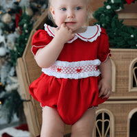 Ruby Ruffle Romper