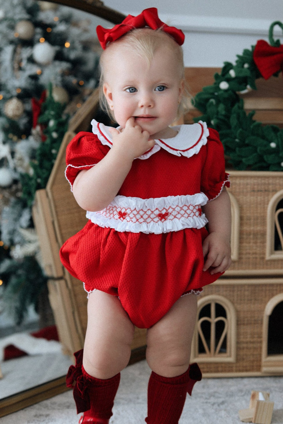 Ruby Ruffle Romper