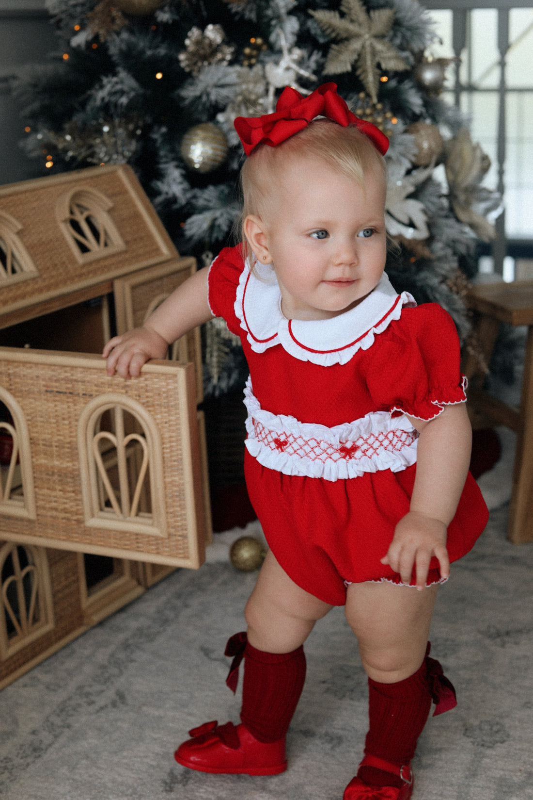 Ruby Ruffle Romper