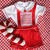 Samuel Smocked Shortall Set