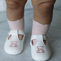 Organic Cotton Knitted Socks- Ballet Pink