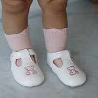 Organic Cotton Knitted Socks- Ballet Pink