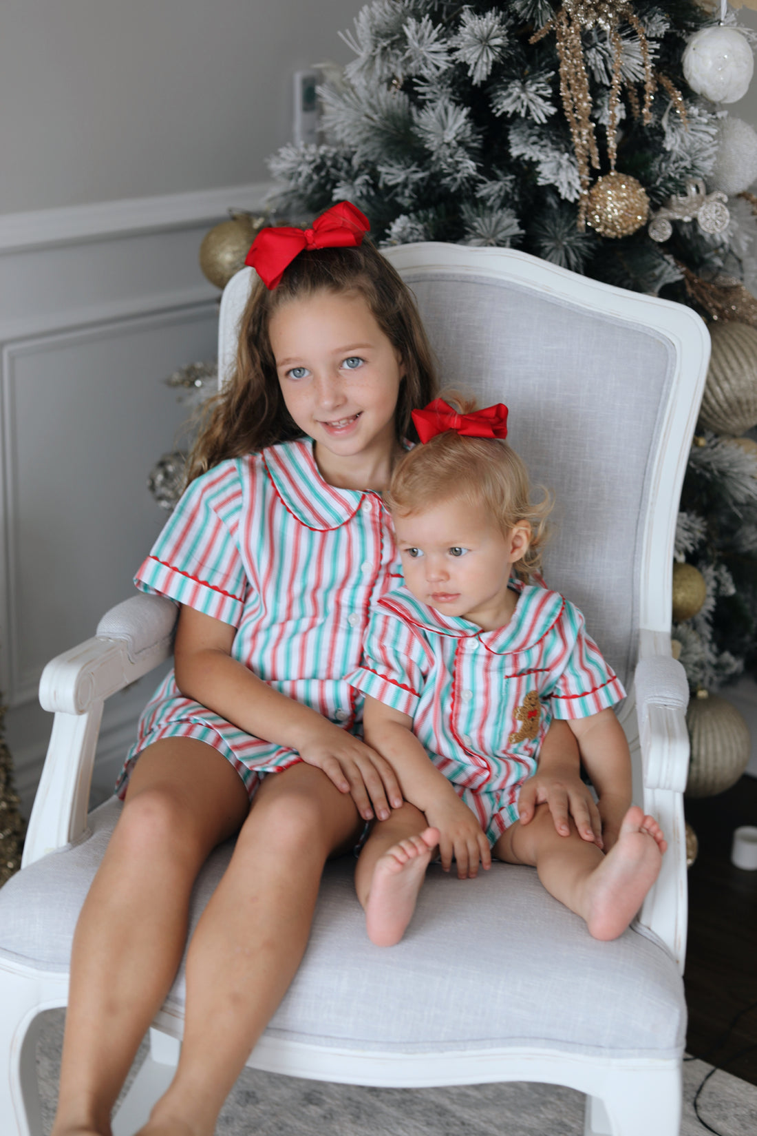 Gingerbread Stripe Pyjamas Baby- *Pre-Order Nov