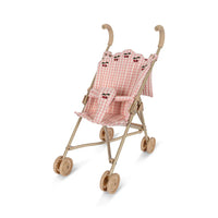 Konges Slojd Doll Stroller- Powder Pink Check