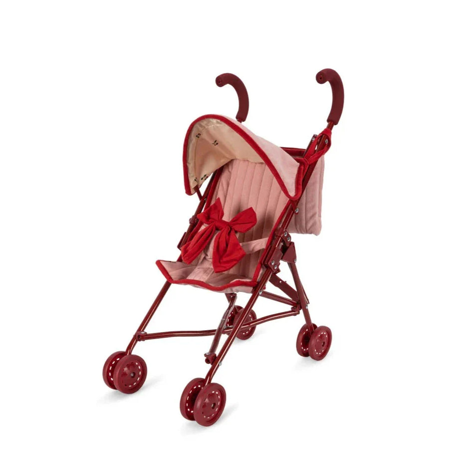 Konges Slojd Zoe Lulu Doll Stroller- Strawberry Ice