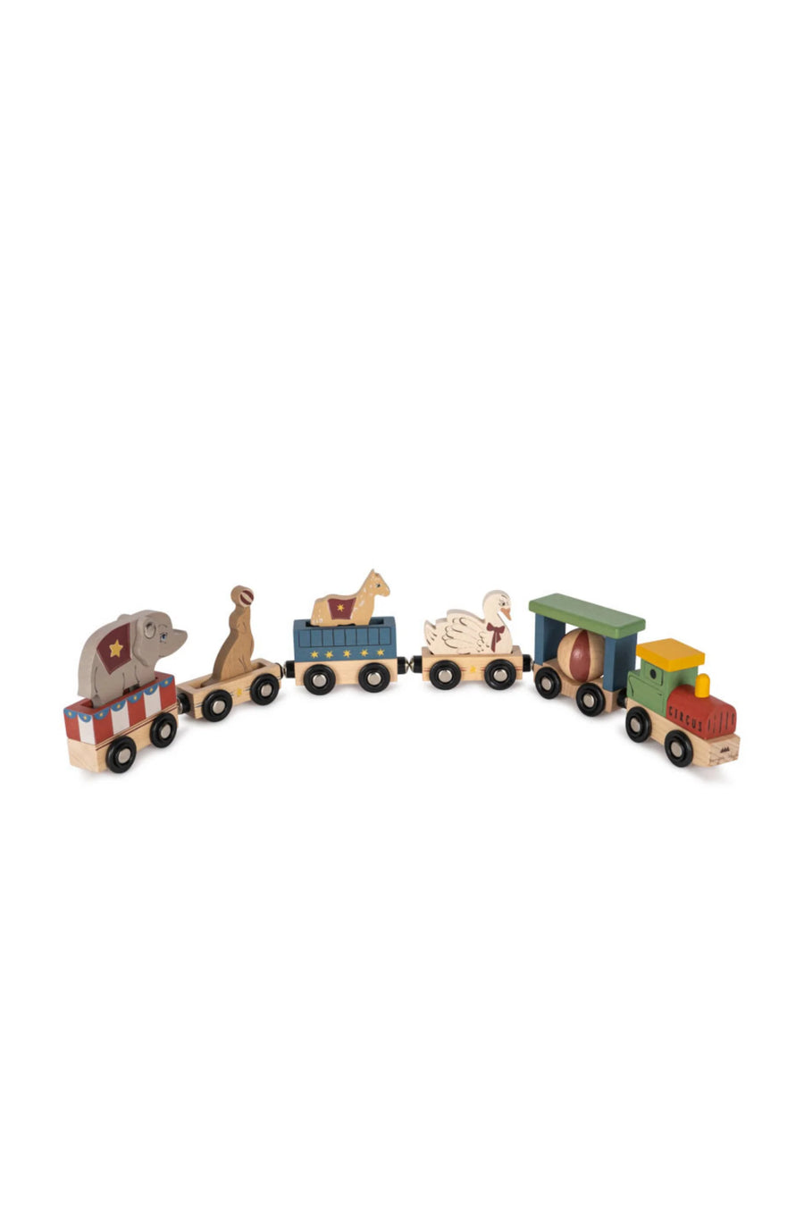 Konges Slojd Wooden Animal Train