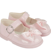 Hallie Hard Sole Shoes-Pink Patent