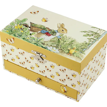 Peter Rabbit Musical Jewellery Box- Butterflies