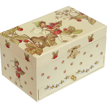 Strawberry Fairies Musical Jewellery Box