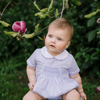 Henry Handsmocked Bubble Romper