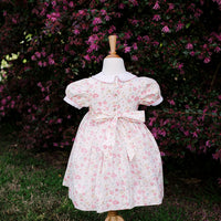 Audrey Handsmocked Floral Dress