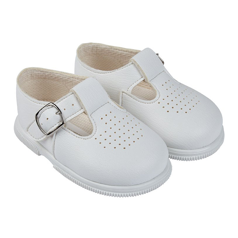 River Hard Sole Shoes- White