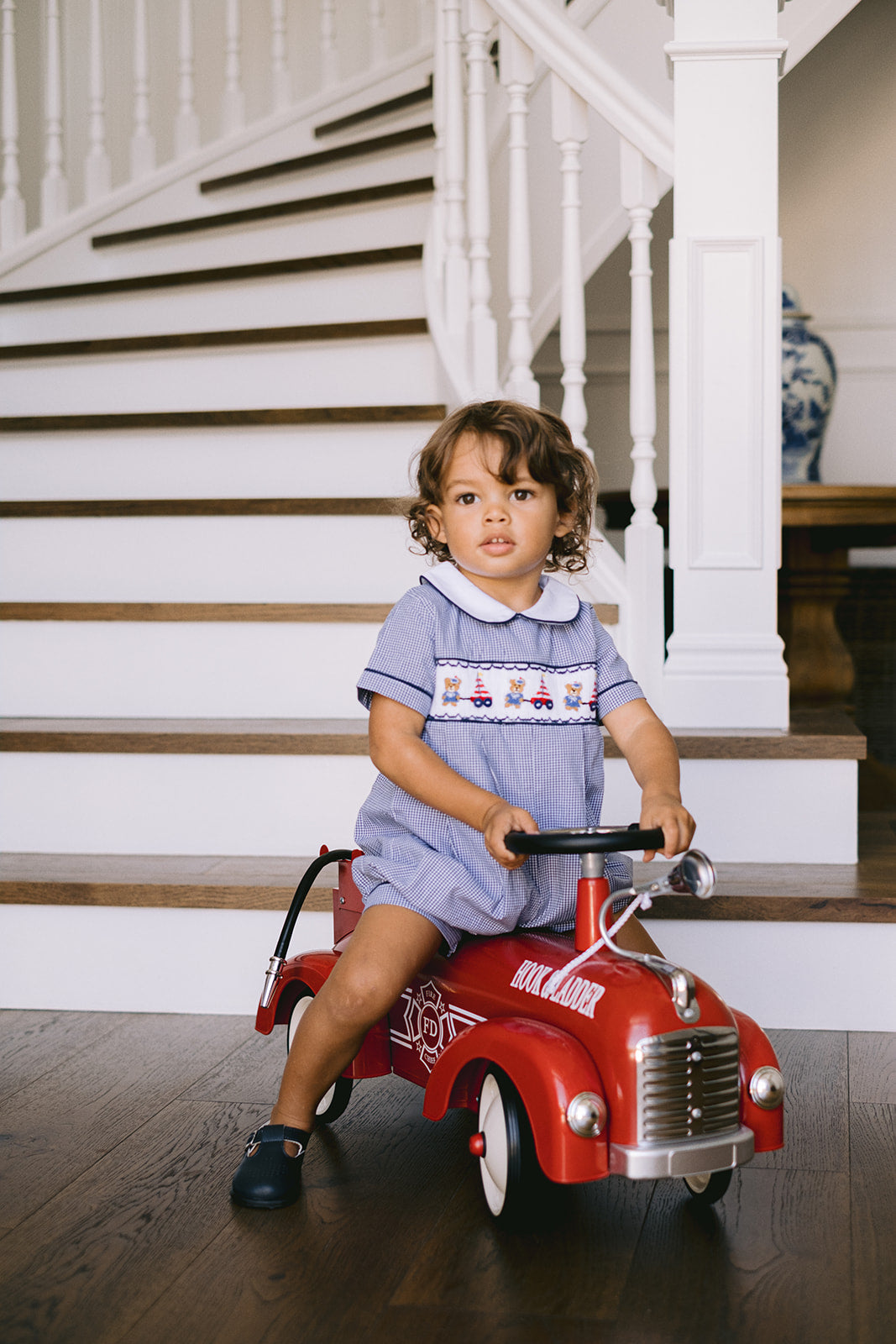 Bears and Boats Handsmocked Romper