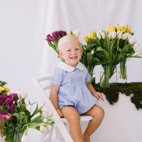 Henry Handsmocked Bubble Romper