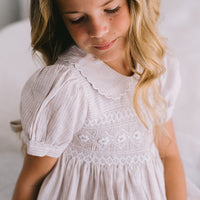 Brooke Biscuit Linen Dress