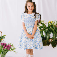 Eloise Handsmocked Floral Dress