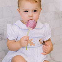 Flopsy Bunny Handsmocked Romper